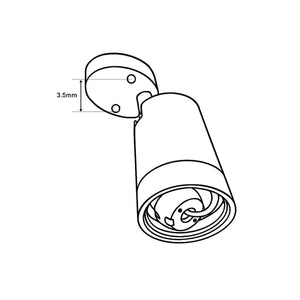 Foco de techo LED orientable - GU10 (22)