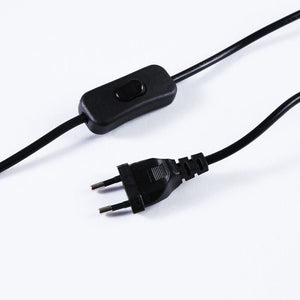 Aplique de pared escandinavo orientable 330° con interruptor y enchufe - Barcelona Led-Decoración