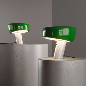 Lámpara de mesa "Flick" - Metal y mármol - E27 - Barcelona Led-