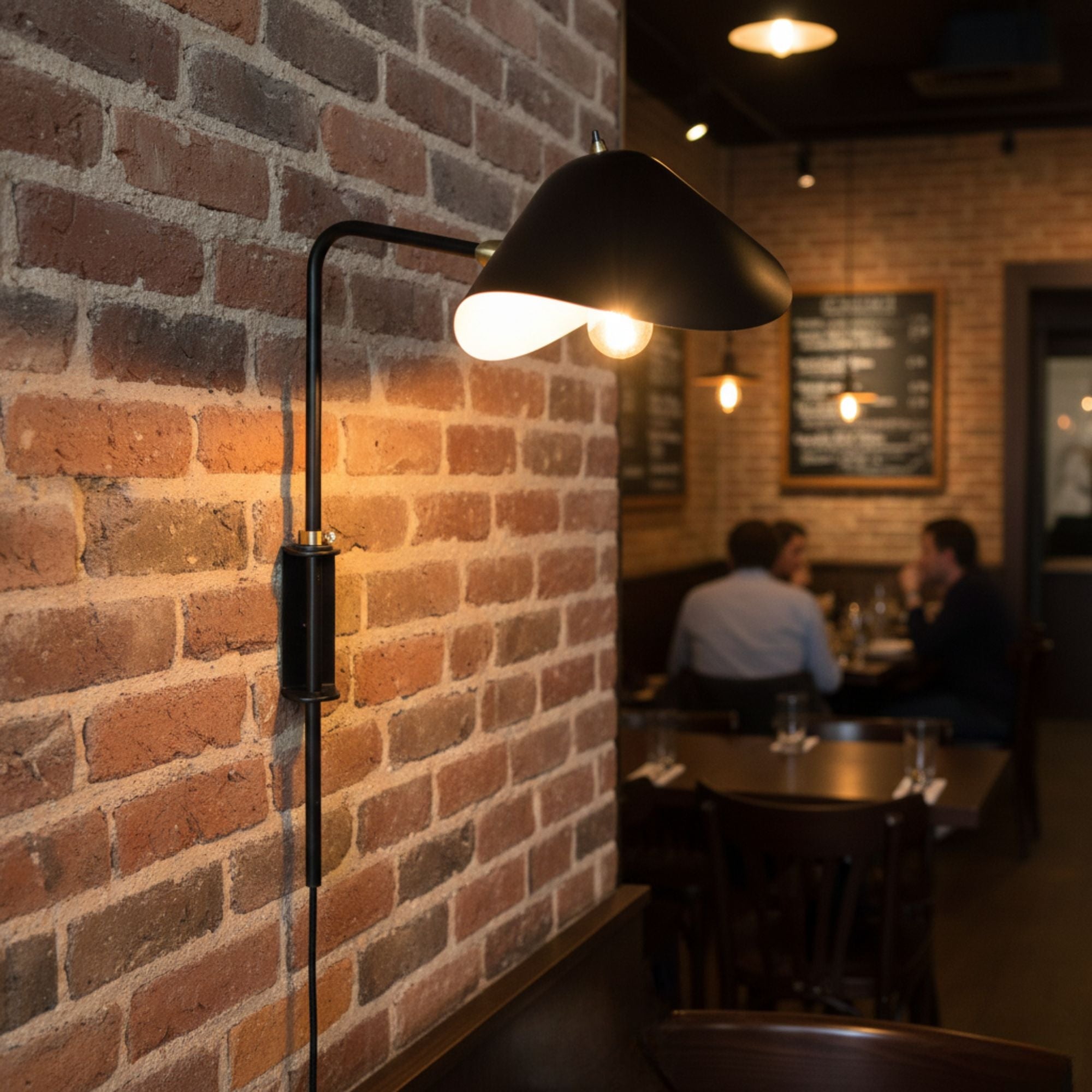 Aplique de pared de diseño con enchufe "Halo Wall" - E27 (1)