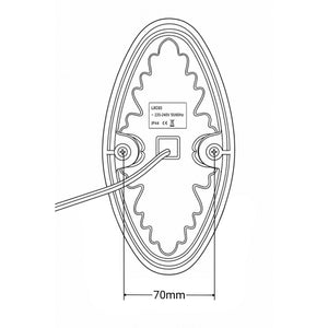 Aplique de pared exterior globo "NAUTA" - E27 - IP44 (9)