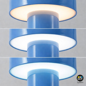 Lámpara de mesa LED CCT portátil - Táctil - Ø125 mm - Barcelona Led-Decoración