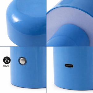 Lámpara de mesa LED CCT portátil - Táctil - Ø125 mm - Barcelona Led-Decoración