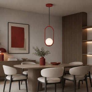 Lámpara colgante bola cristal "JOHN" - E27 - Ø 15cm | Decoración | Barcelona Led