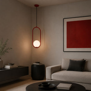 Lámpara colgante bola cristal "JOHN" - E27 - Ø 15cm | Decoración | Barcelona Led