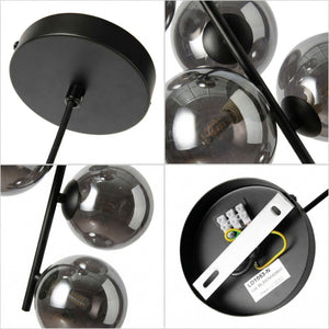 Lámpara colgante con esferas de cristal "ROMEE" - 6 x G9 (19)