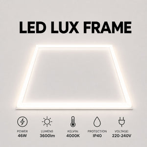 Marco luminoso LED LUX FRAME - 46W - 4000K - 60x60 cm - IP40 - 3600lm (1)