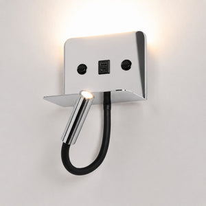 Aplique de pared para lectura "SLANGE 2" - 3W + 6W - Puerto USB + USB-C (37)