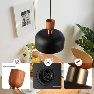 Lampara colgante nórdica "Franz" - Metal - E27 - Barcelona Led-Decoración