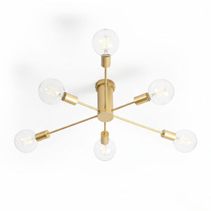 Lámpara de techo "ASTRA" - 6 luces - E27 (6)