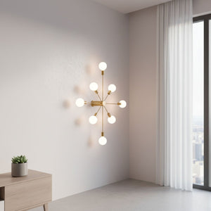 Lámpara de techo "ASTRA" - 8 luces - E27 - Barcelona Led-Decoración