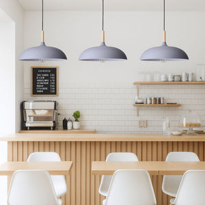 Lámpara colgante redonda "MELA" Moderna E27 (14)