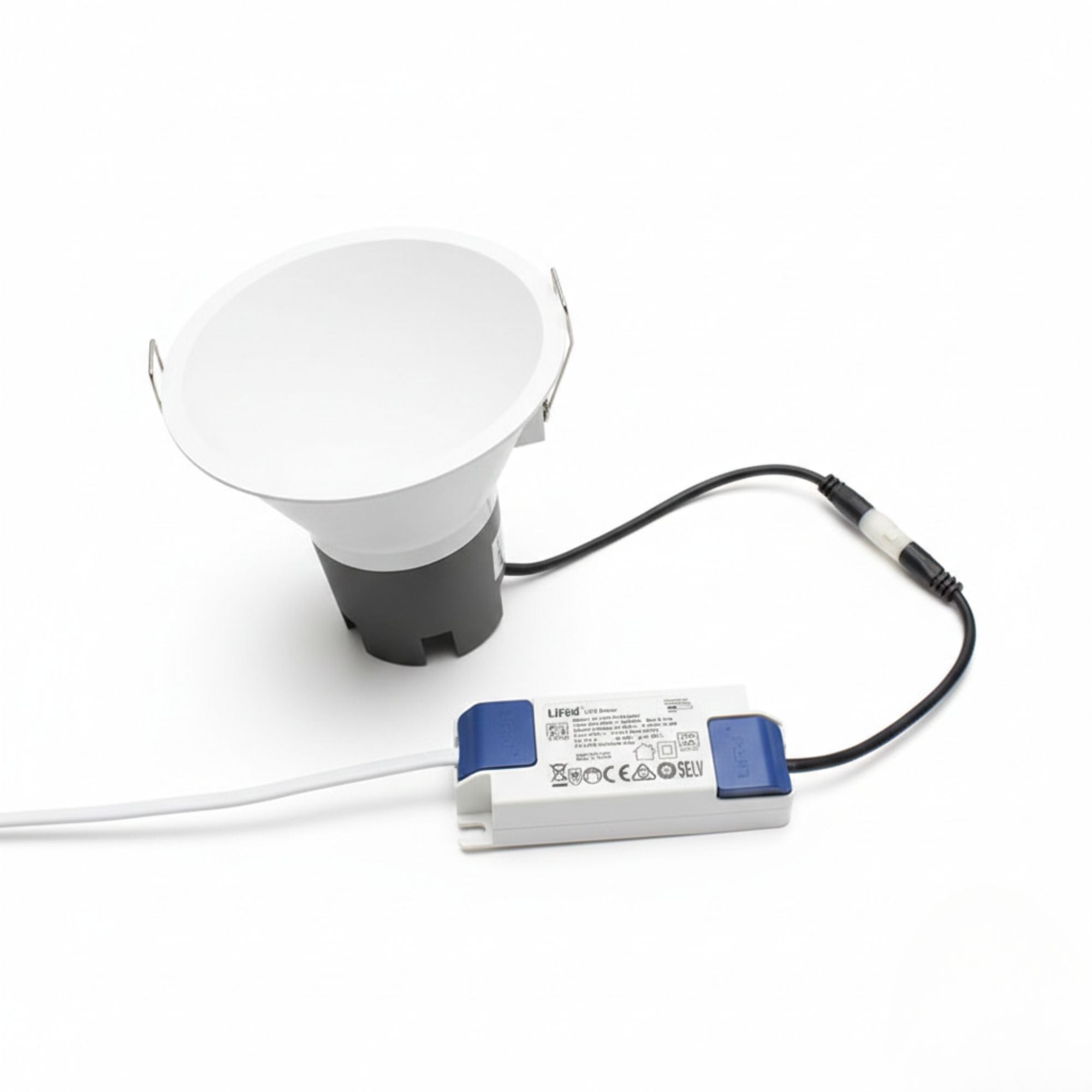 Foco LED empotrable blanco 11W "KOPPA"- Óptica 36º - Corte Ø 100mm - Bajo UGR (1)