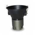 Foco LED empotrable negro 11W