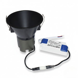 Foco LED empotrable 11W "KOPPA"- Óptica 36º - Corte Ø 100mm - Bajo UGR - Barcelona Led-Iluminación