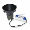 Foco LED empotrable negro 11W