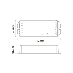 Controlador tira LED 2 en 1 - Monocolor/Dual White - 12/48VDC - 20A - 2.4G - WiFi - Milight - Barcelona Led-Control y regulación
