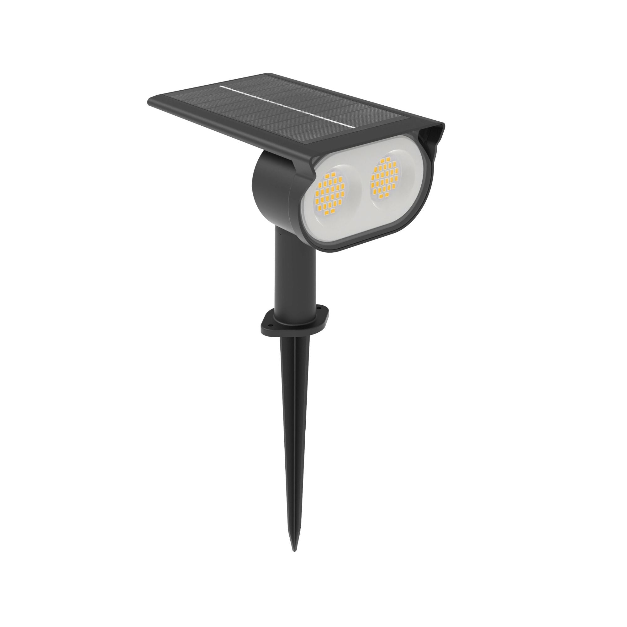 Foco solar exterior LED con pincho - 1.8W - IP65 (1)