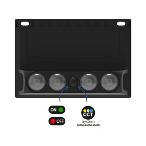 Lámpara LED solar de exterior - CCT - 4 LED - 120lm - Barcelona Led-