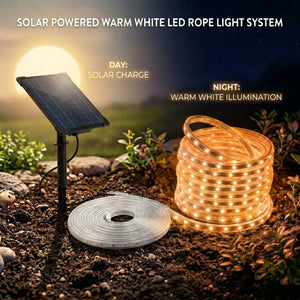 Tira LED solar exterior 40W - 10 metros - IP65 - RGB/2700K (12)