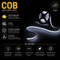 COB LED Strip 24V DC - RGBCW - 19W/m - 12mm - IP20 - Roll of 10 meters - Cut 33mm 3