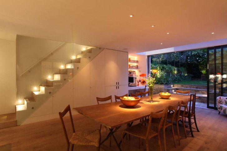 Puntos de luz led: iluminación creativa Lamparas led para comedor