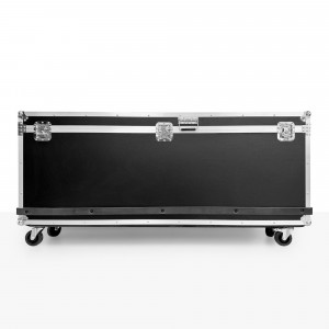 Fligth Case para Tótem LCD DLS43 - con Foam, Ruedas y Asas – Transporte Seguro en Ferias y Eventos