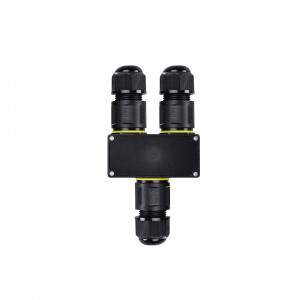 Conector impermeable en Y - 5P - IP68 - 0,5-4,0mm² - 32A - T105