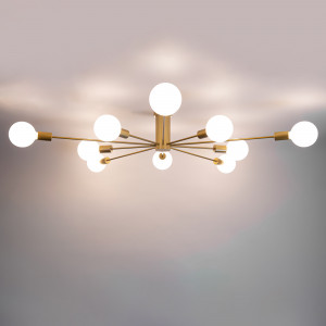 Lámpara de techo "ASTRA" - 10 luces - E27