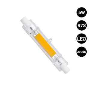 Bombilla LED COB - R7S - 78mm - 600lm - 5W