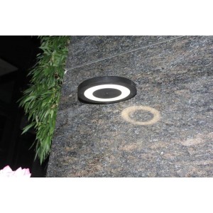 Aplique solar exterior LED con sensor de movimiento