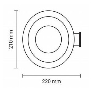 Aplique solar exterior LED con sensor de movimiento