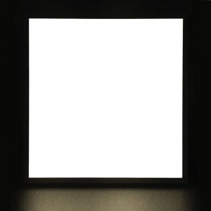Panel LED 60x60cm de superficie marco blanco