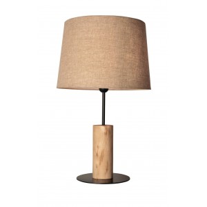 Lámpara de mesa de madera...