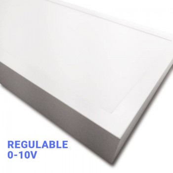Panel LED Regulable de Superficie 120x30 con Driver 0-10V Panel LED Regulable de Superficie 120x30 con Driver 0-10V