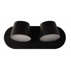 Aplique de pared LED doble "KOP-2" orientable 12W
