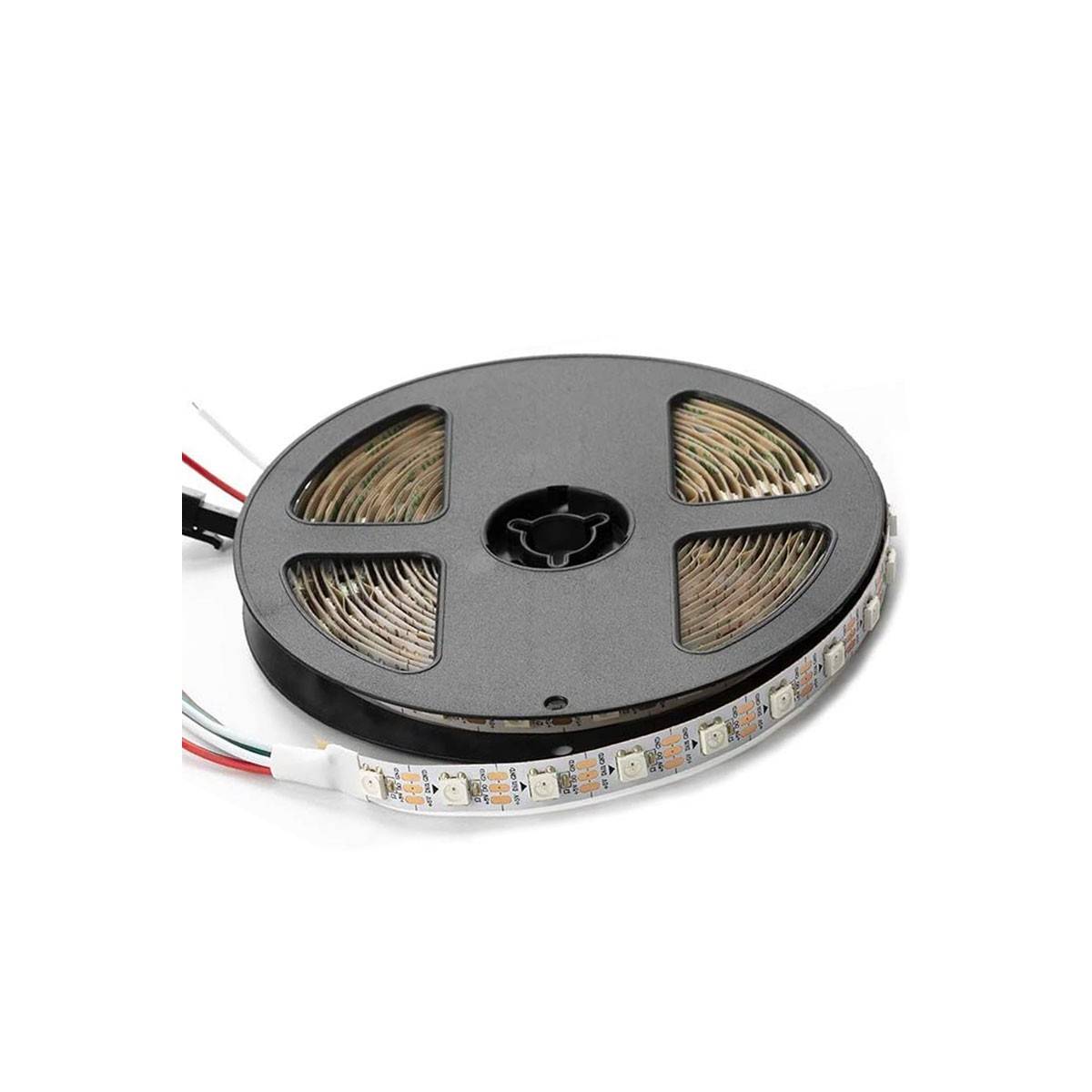 Tiras LED inteligente IC 5V/DC 5 metros IP20 60ch/m