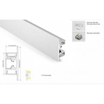 perfil de aluminio superficie bañador perfil de aluminio superficie bañador