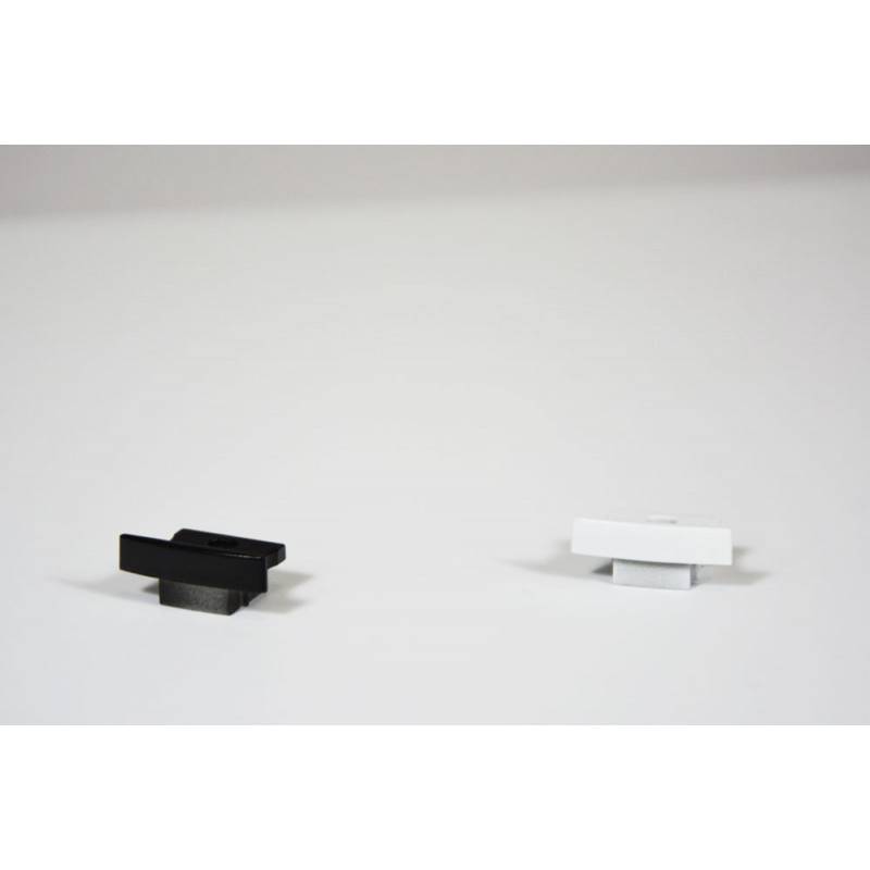 Perfil extrusionado de aluminio para empotrar 23x15mm