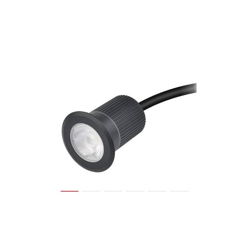 foco LED Exterior Empotrable de Suelo 10W 12V IP67 blanco cálido