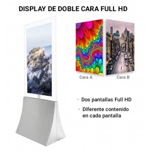 Display Publicitario 43" Doble Cara LCD Full HD