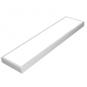 Panel LED slim de superficie 120X30 cm - Driver Philips - 44W - UGR19 - Con KIT de montaje