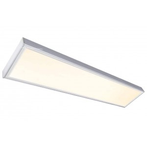 Panel LED slim de superficie 120X30 cm - Driver Philips - 44W - UGR19 - Con  KIT de montaje