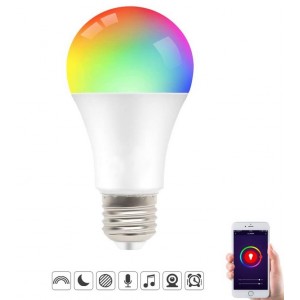 Bombilla LED SMART RGBWW A60 E27 6,5W WIFI compatible con Google Home / Alexa