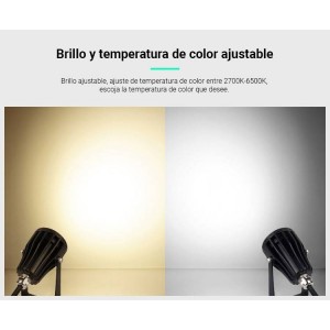 Foco de jardín con pincho LED 6W RGB+CCT | Mi Light