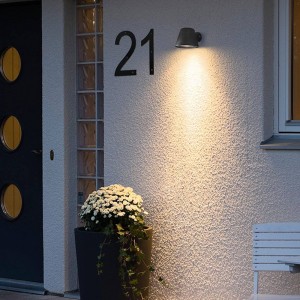 Apliques de pared exterior LED "ALBA" Bombilla LED GU10 incluida