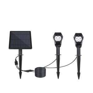 Foco Solar Exterior Doble 3W IP65