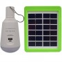 Bombilla LED Multi-funcional con Panel Solar 7W 8000ºK
