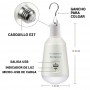Bombilla LED Multi-funcional con Panel Solar 7W 8000ºK