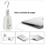 Bombilla LED Multi-funcional con Panel Solar 7W 8000ºK